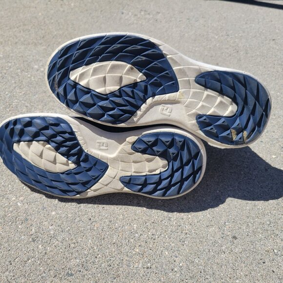 FootJoy FJ Flex Spikeless Shoes, Navy - Style #56102 (Size: Men's US 7) - Picture 6 of 7